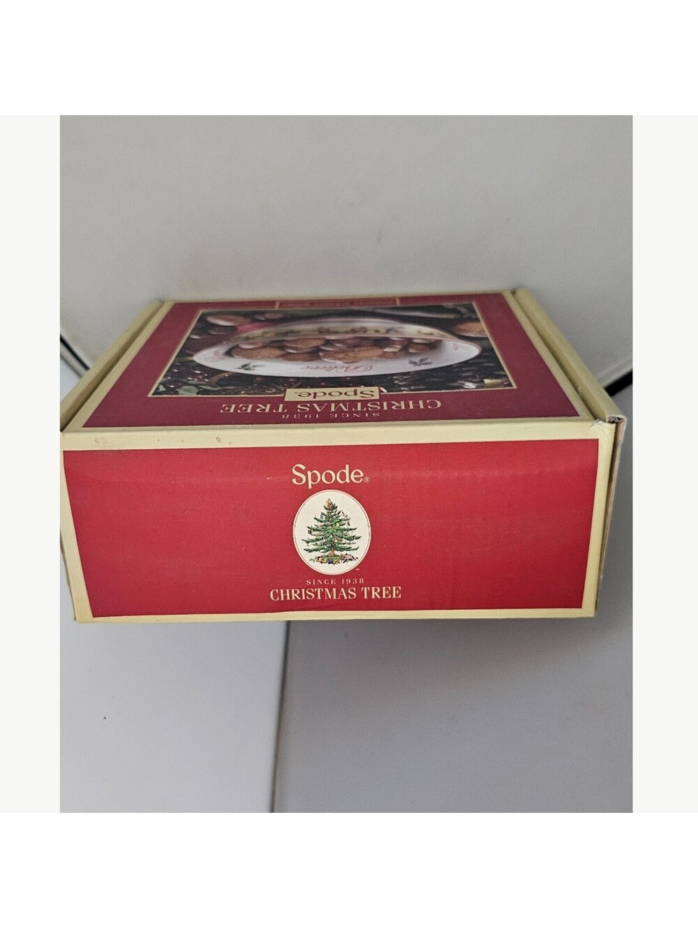 Spode Christmas Tree Annual Candy Bowl Ceramic Holiday Vintage Collectible - Picture 2 of 7